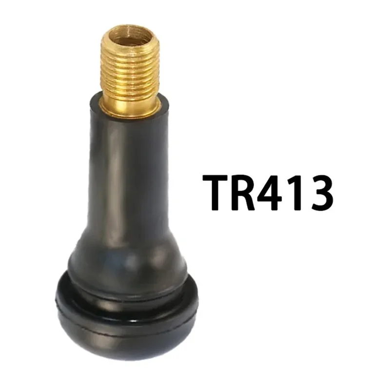 10 個 TR413 スナップインタイプゴムバルブツールセットチューブレスタイヤバルブステムゴムバルブステムカーアクセサリー部品交換
