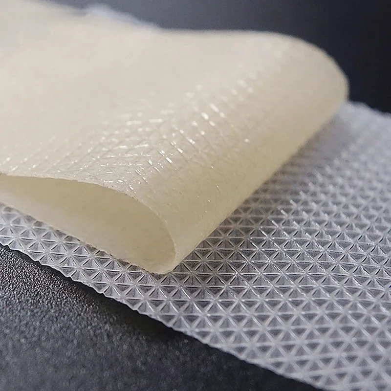 4 センチメートル × 50 センチメートル超薄型シリコーンレーステープノンスリップ粘着テープウィッグノットヒーラーレースウィッググリッドとノット消しゴムコンシーラー