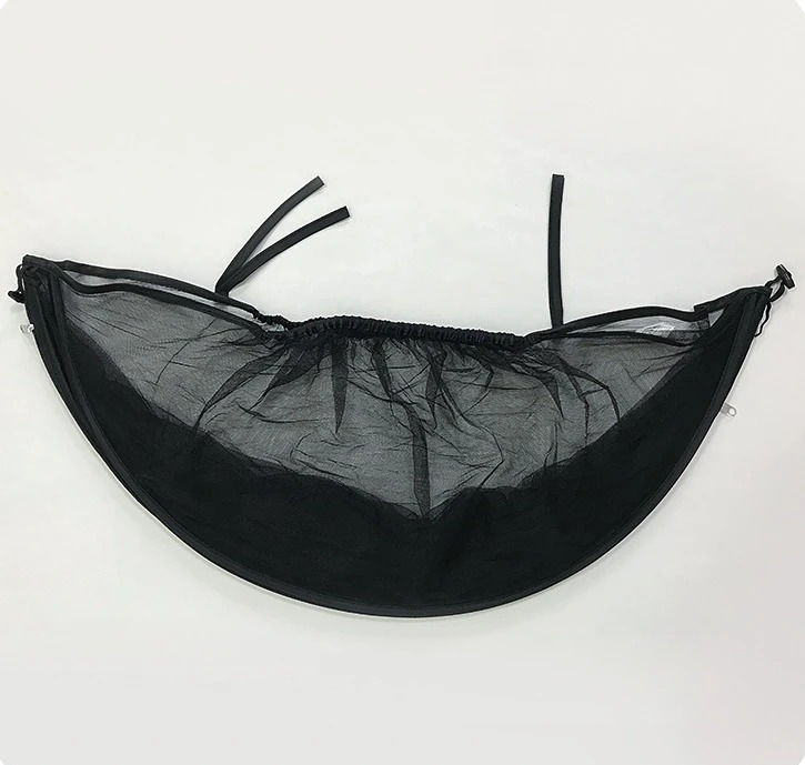 Rede mosquiteira para cama de bebê, quatro estações, universal, recém-nascido, removível, portátil, ventilada, dobrável, protetores de berço criptografados