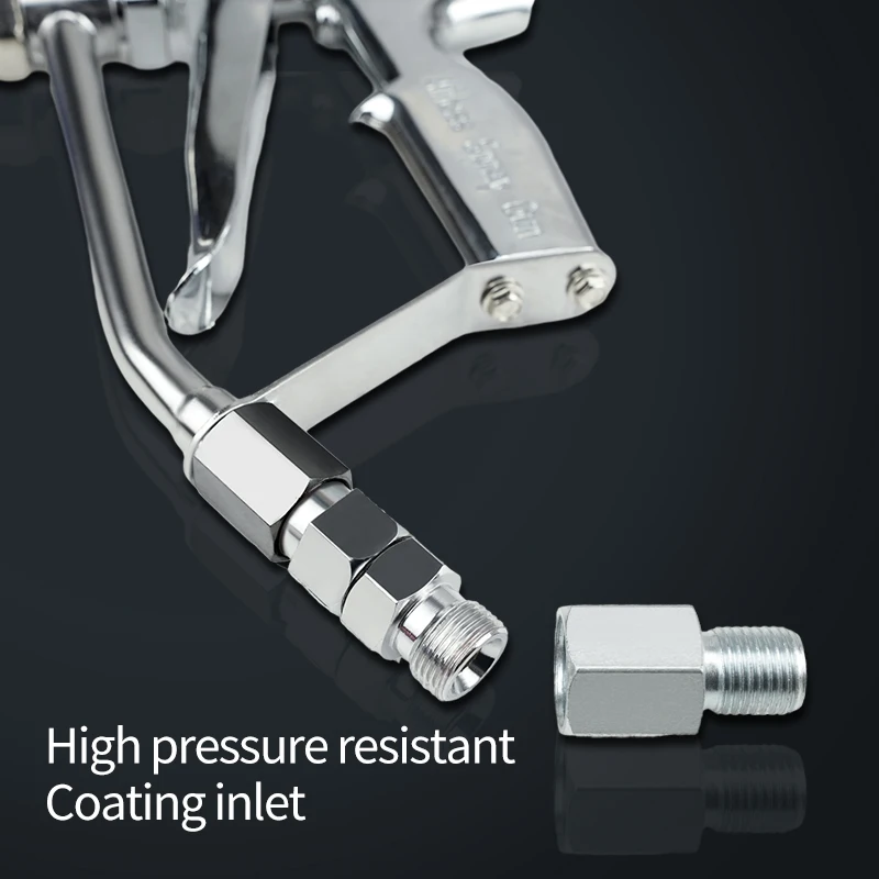 Airless Paint Spray Gun with Tip Guard,655 TIP and 3/8" Fitting , for Airless Paint Sprayer