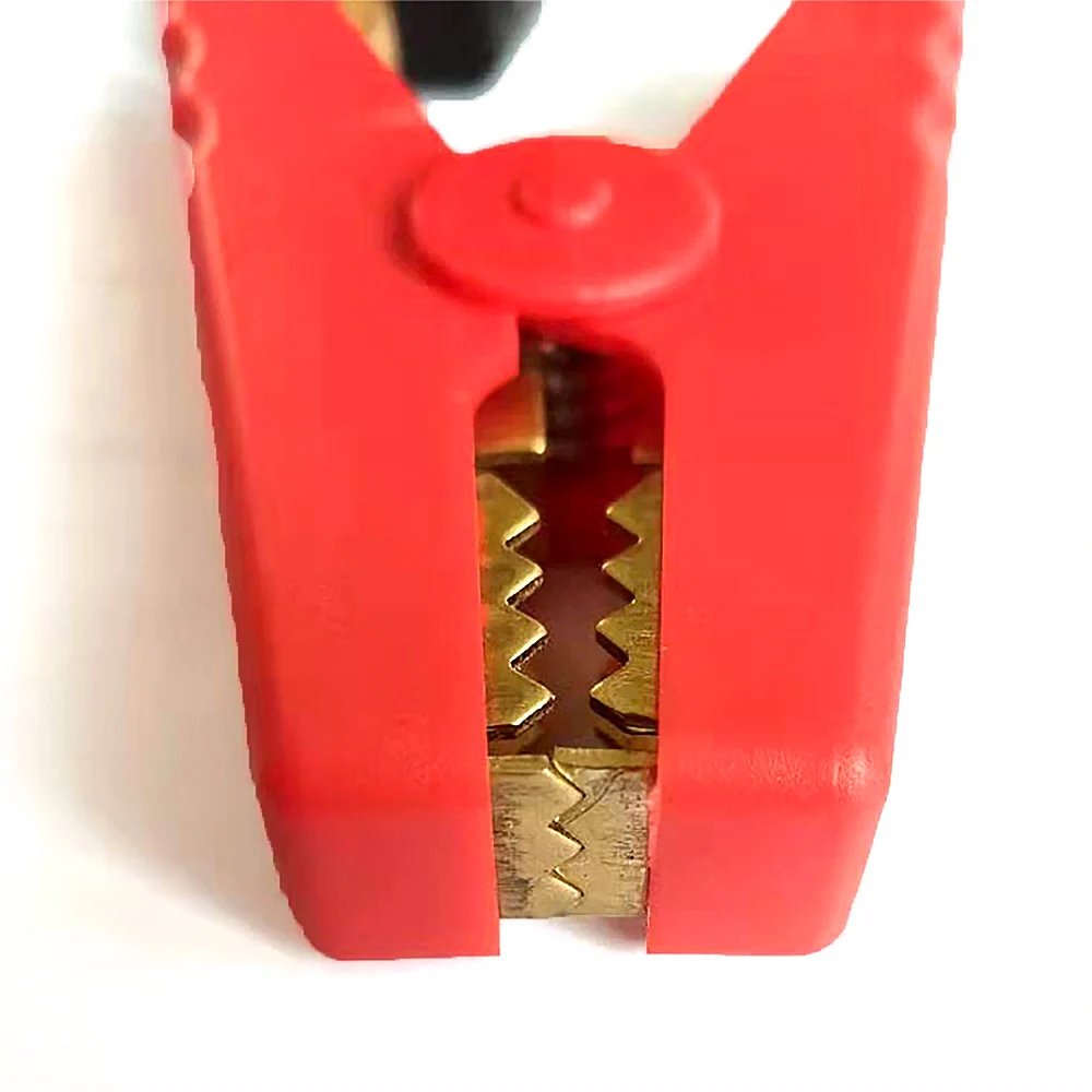 2 uds pinzas de cocodrilo Terminal batería eléctrica de coche abrazadera de cocodrilo conector de prueba 50A/150A/300A/500A para Cables de puente Boost