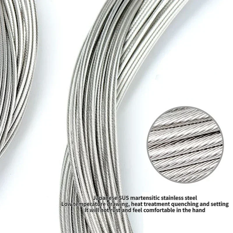 1/5/10pcs MTB เบรคลวด Core จักรยานพับเปลี่ยนความเร็วลวด Core แผนที่จักรยานเบรคด้านในสายเปลี่ยนความเร็วอุปกรณ์เสริมสายไฟ