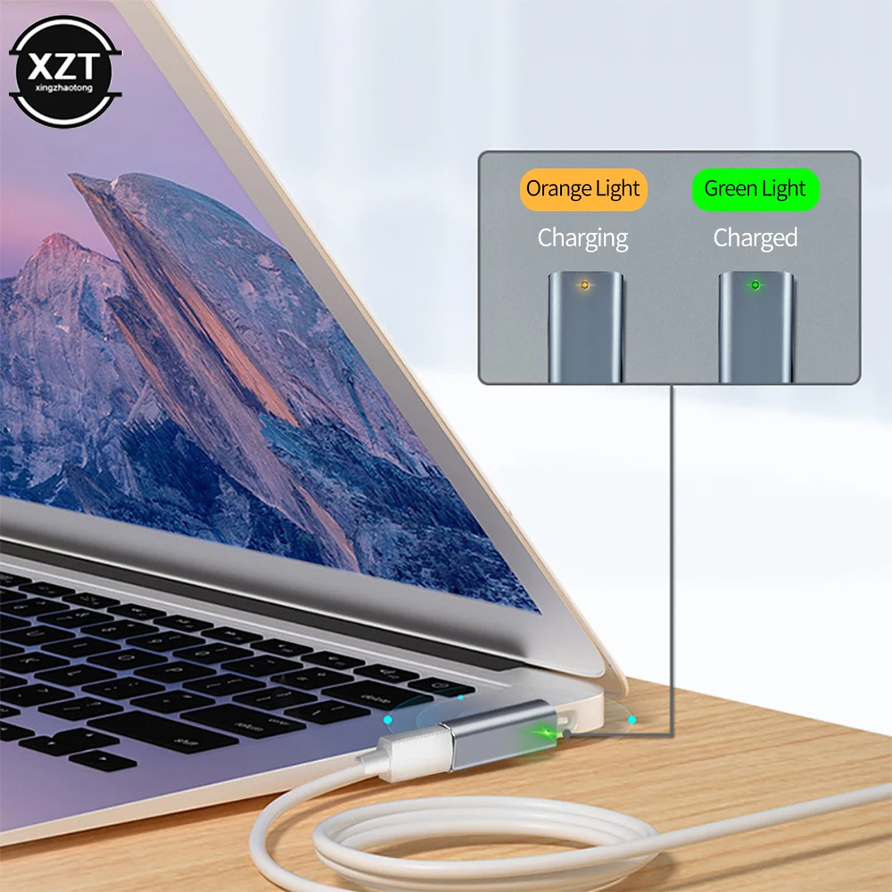 Новинка, качественный Магнитный USB-адаптер типа C на Magsaf * 2 /DC5521 к соединителю magsaf1, адаптер PD для быстрой зарядки для MacBook Air/Pro