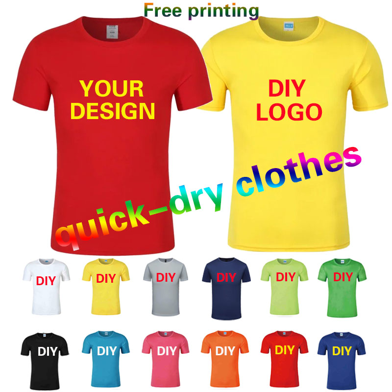 Arbeitskleidung, individuelles T-Shirt, Werbeshirt, Marathon-T-Shirt, Gruppenbau, Party, Werbung, Unternehmen, bedrucktes Logo, kurze Ärmel