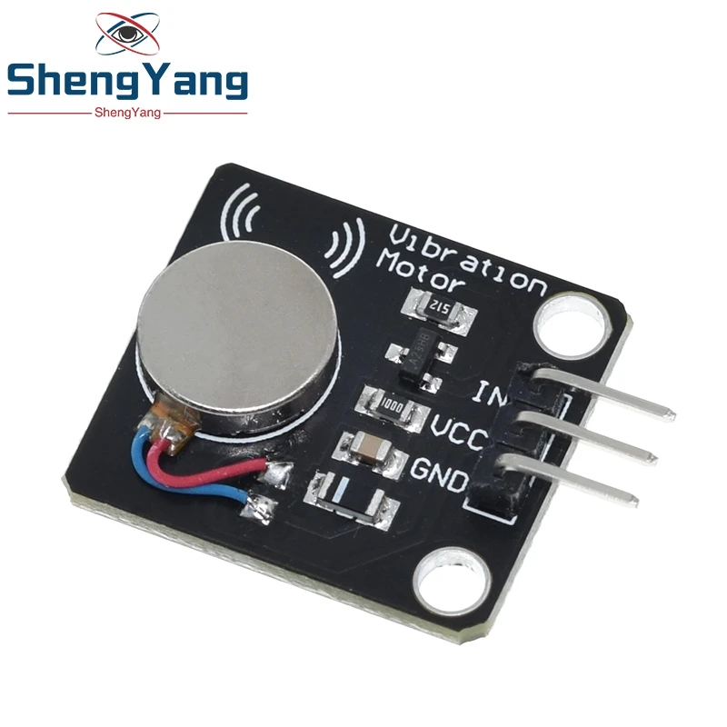 TZT 1/5PCS 5V Vibrating Vibration Motor Module High and Low Level Vibration Mini Motor Module for Arduino