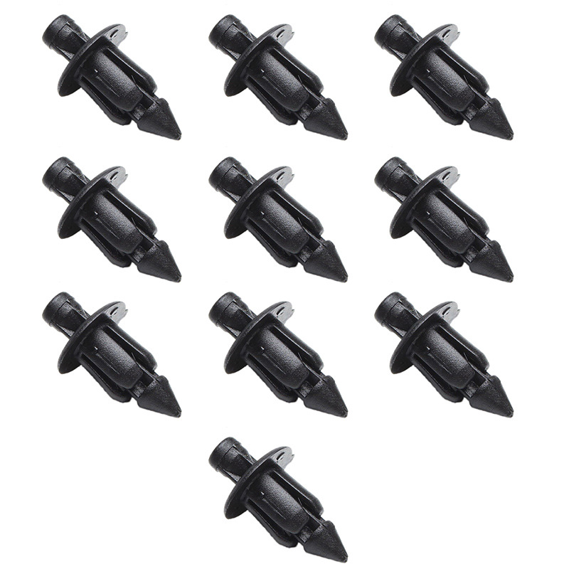 100 Stuks Plastic Fiets Kuip Klinknagel Instelling Panel Fastener Clips Voor Honda Voor Suzuki Voor Kawasaki Auto Spatborden Bumpers Clips