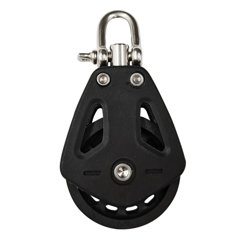 Gesekan Rendah Pulley Pulley Multipurpose Nylon Pulley Dengan Rotasi 360 Derajat