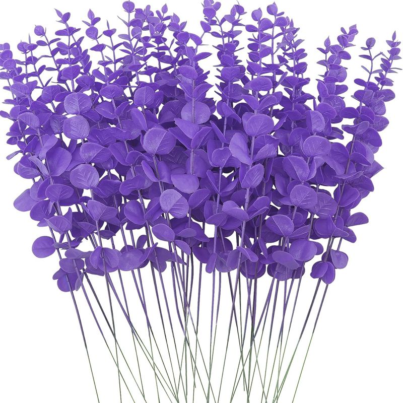 20 個人工植物ユーカリ残すホット販売クリスマスホームウェディングガーデン装飾壁花輪 Diy ギフトボックススクラップブック