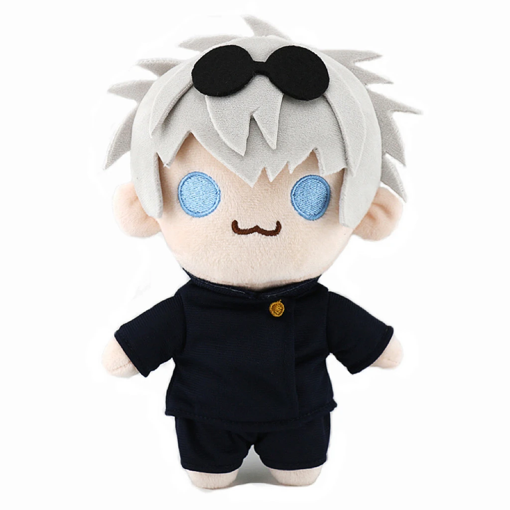 Nieuwe Jujutsu Kaisen knuffel schattige zachte vulling Gojo en Geto kussen pop kinderverjaardag en kerstcadeau