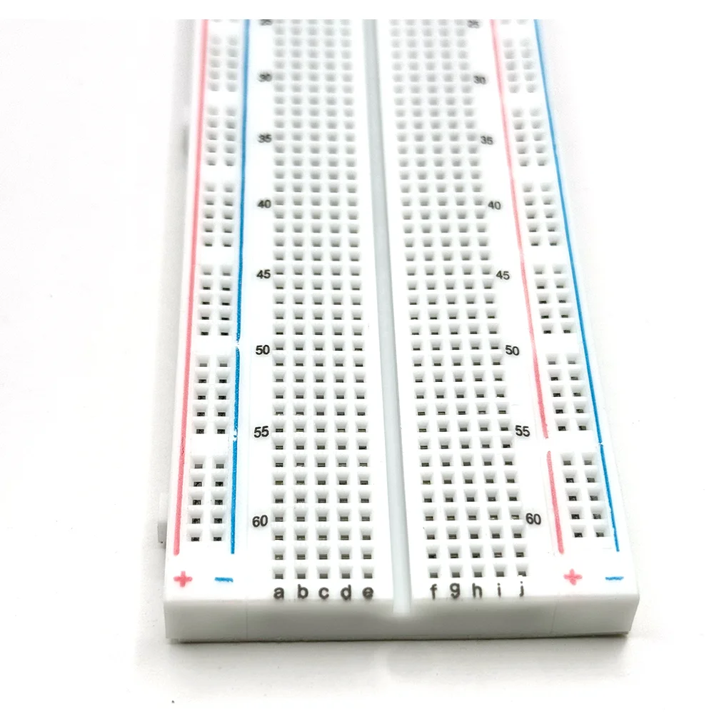 MB102 Solderless Breadboard 830 หลุมปลั๊กอเนกประสงค์ Prototyping วงจรการทดสอบบอร์ดสําหรับ DIY MB-102
