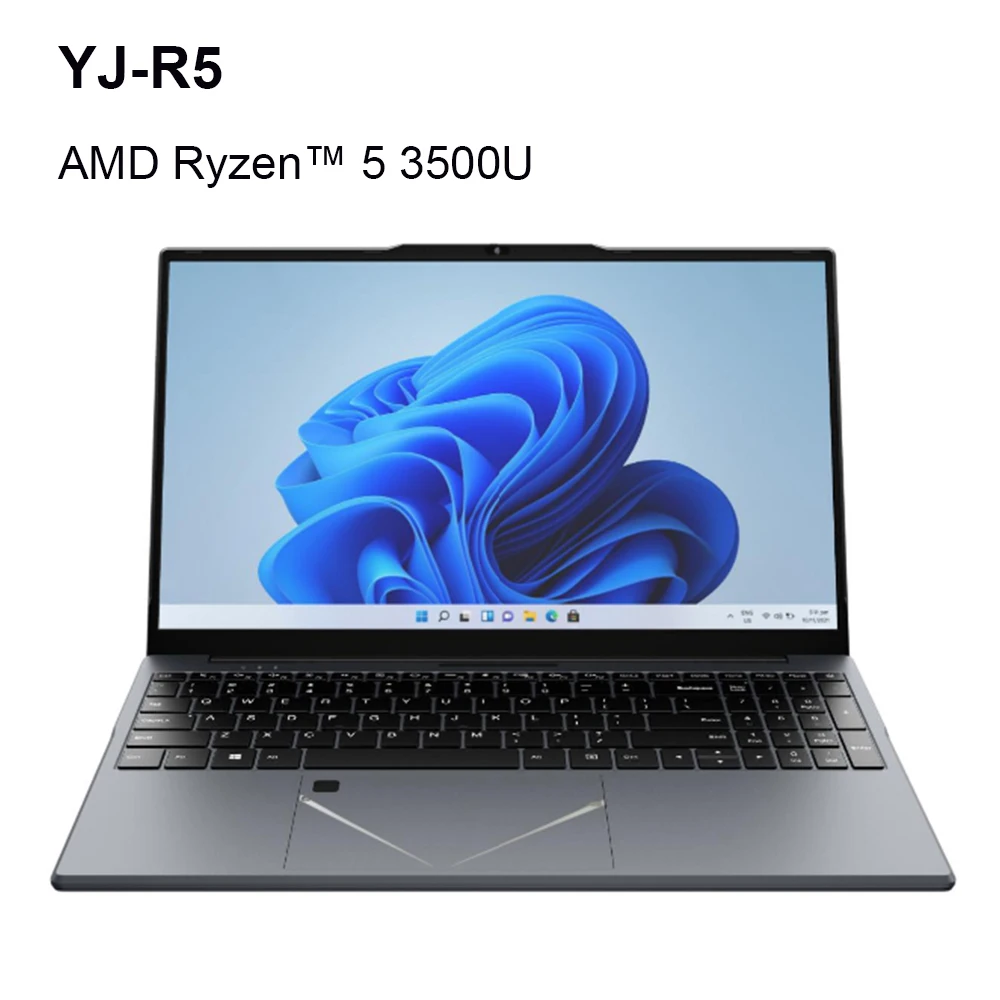 【YJ-R5】 180° flip Gaming Laptop AMD Ryzen™ 5 3500U 15.6'' IPS Screen Laptops DDR4 MAX 32GB 2*SSD Win11 Fingerprint Notebook