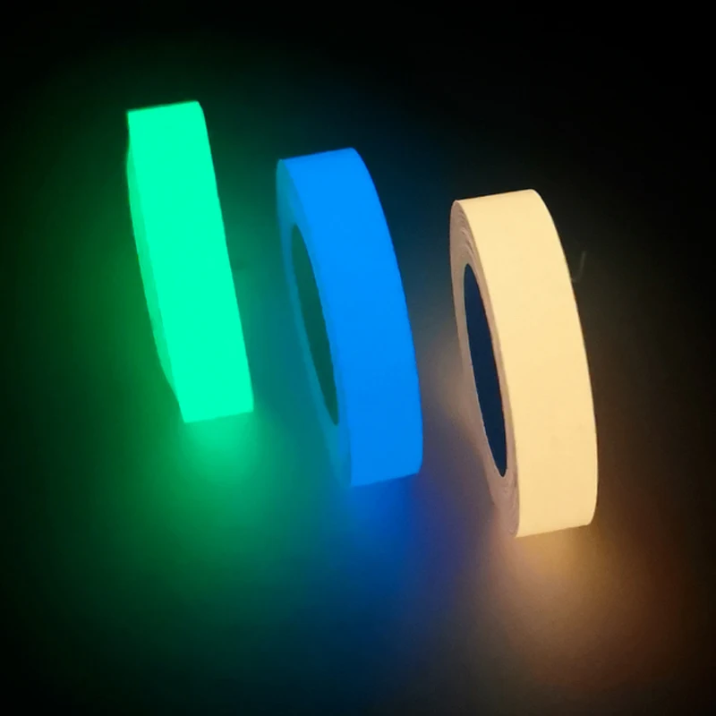 Nastri luminosi impermeabili Nastri di avvertimento autoadesivi Visione notturna Bagliore nel buio Decorazione del giardino domestico di sicurezza