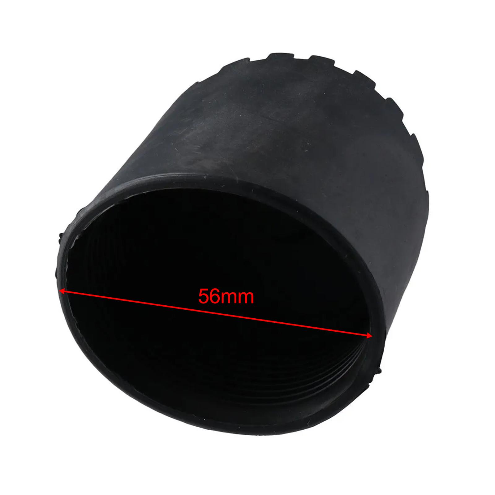 Coussinet de pieds d'échelle télescopique, couverture en caoutchouc, Protection de sol Flexible noire, pièce de rechange