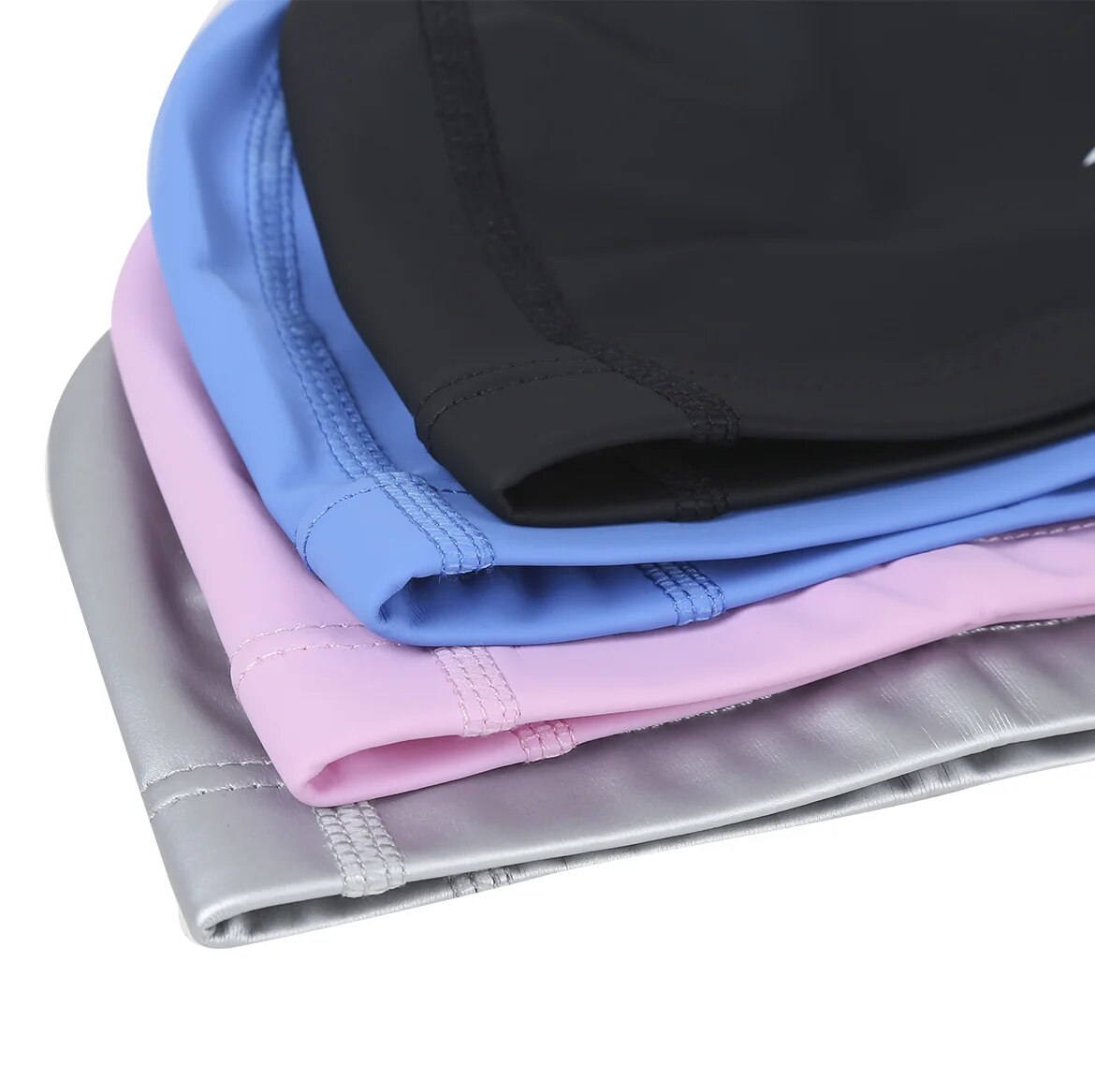 シリコーン水泳キャップ水泳キャップ大人のシリコーン防水 PU ユニセックスソリッドカラープールダイビングキャップロングヘア