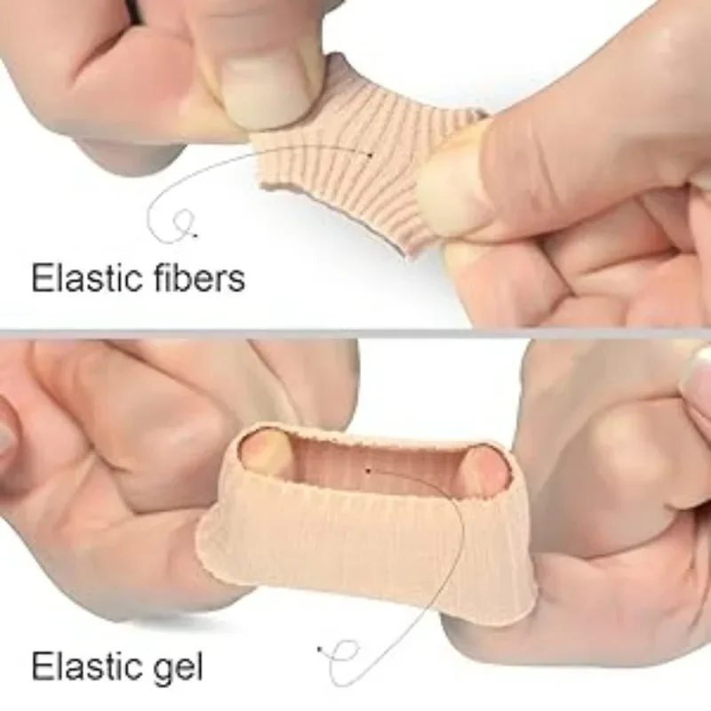 Mangas de gel para dedos dos pés/digos |   Proteção para bolhas de milho |   Capas anti-atrito para salto alto |   Protetores reforçados com fibra