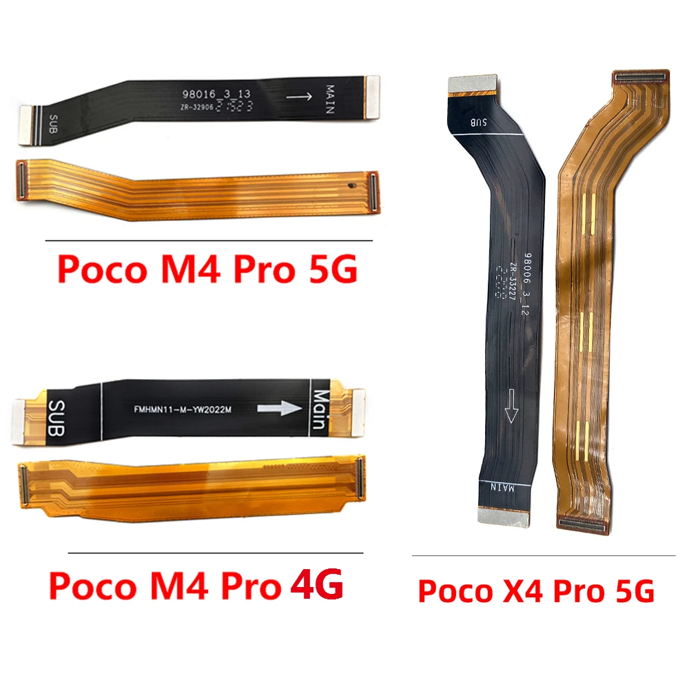 Mới Dành Cho Xiaomi Poco X3 NFC F3 F1 F2 X4 M4 Pro 4G 5G Chính Bo Mạch Chủ Kết Nối Màn Hình LCD màn Hình Hiển Thị Cáp Mềm Thay Thế Phần Nơ
