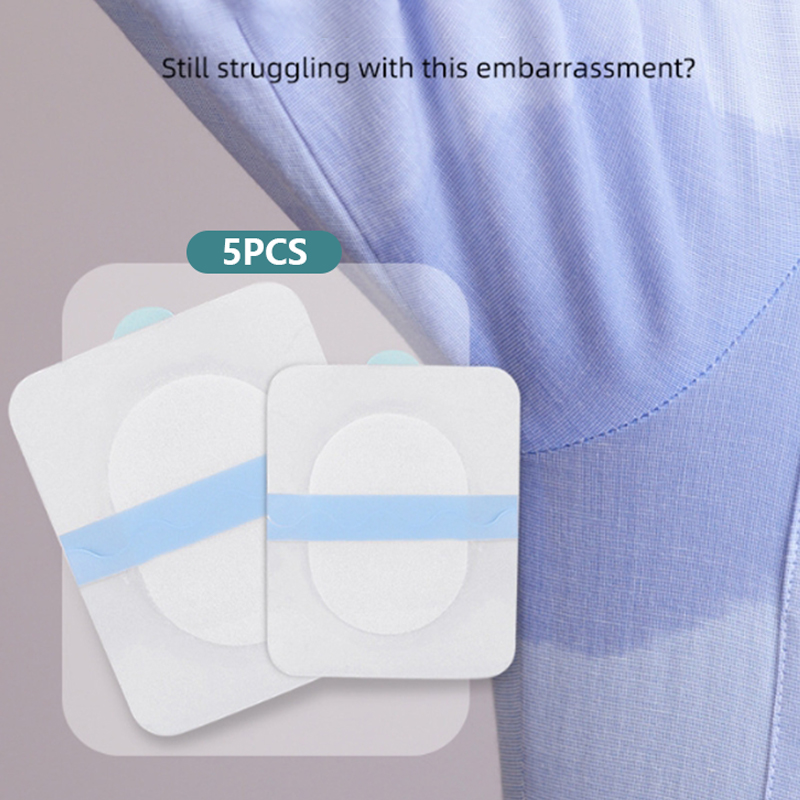Parche fino de verano para detener el sudor debajo de las axilas, almohadilla de algodón absorbente integrada, Invisible, transparente, sin huellas
