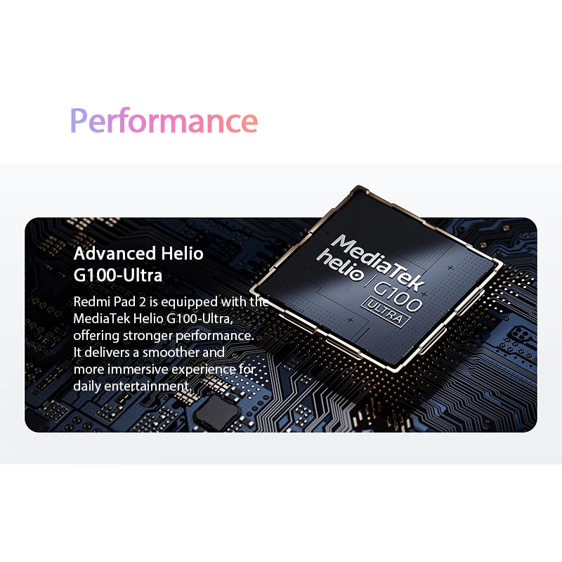 Global version Xiaomi Redmi Pad 2  Advanced Helio G100-Ultra 11" 2.5K crystal-clear display 9000mAh battery 18W fast charging