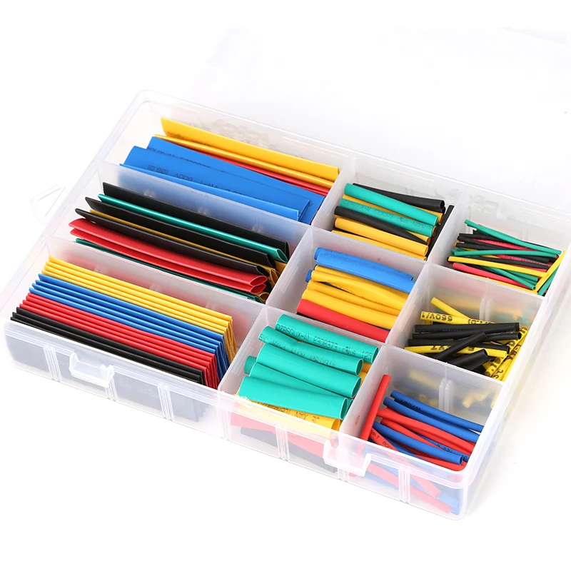 Schrumpf schlauch kit Isolierung Sleeving und Wasserdicht solder ring terminal Isolierte Butt Spleiße Draht Anschlüsse assorted kit