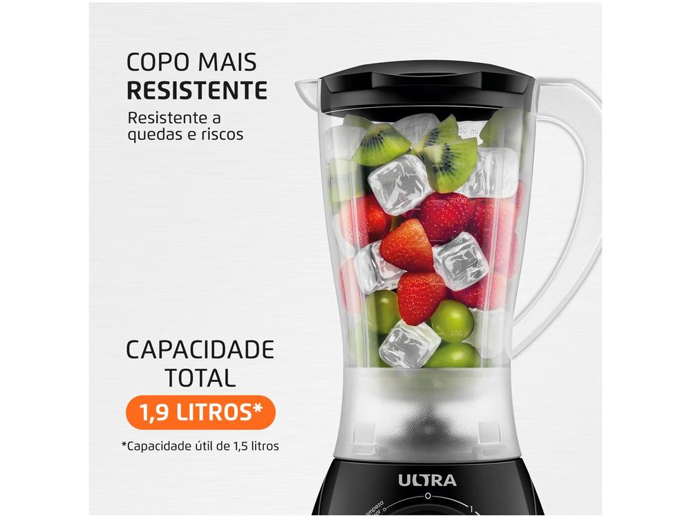 Liquidificador Mondial Ultra Facility Power 2 Velocidades 550W Preto - 110V