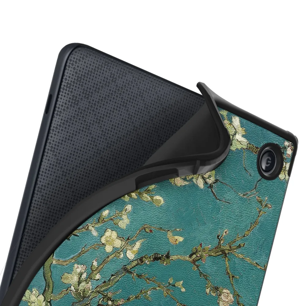 For Kobo Libra Colour 2024 Smart Case 7 inch Multi-folding Stand eReader Cover Shockproof Protective Shell Auto Wake/Sleep Funda