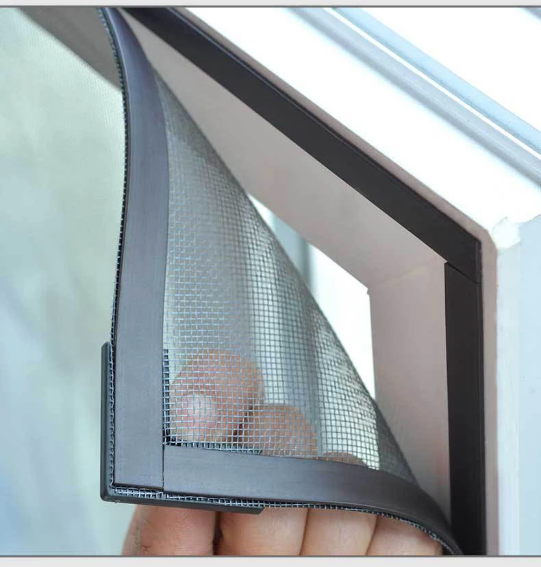 DIY Custom size 2025 Magnetic screen window, mosquito net magnetic curtain, invisible, household magnet self-adhesive window
