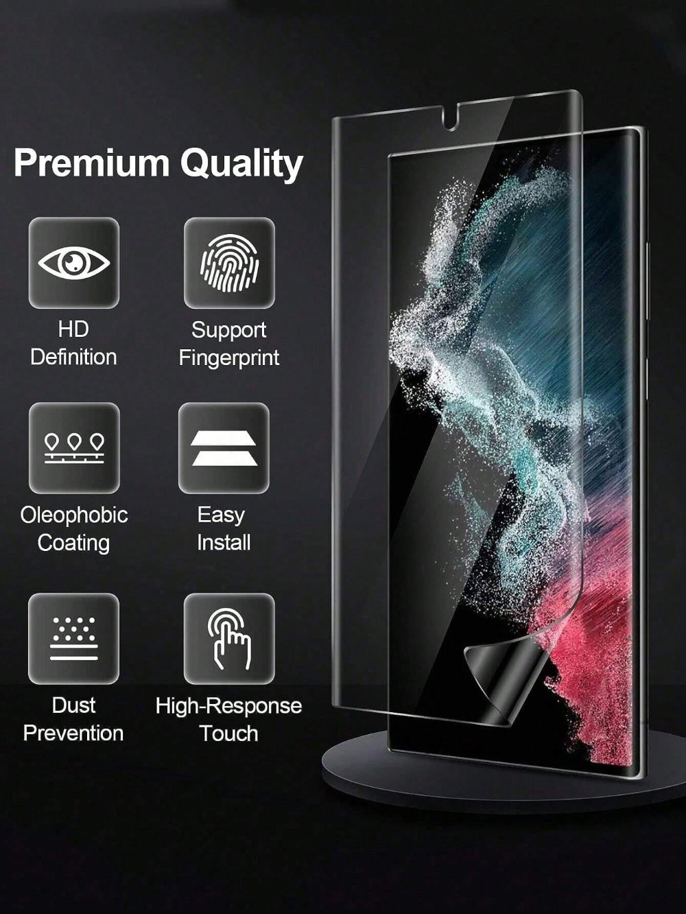 NNBILI 5 stücke Hydrogel Film Für Samsung Galaxy S25 S24 S23 S22 S21 S20 Ultra Plus Screen Protector Für Samsung S24 s23 FE Ultra