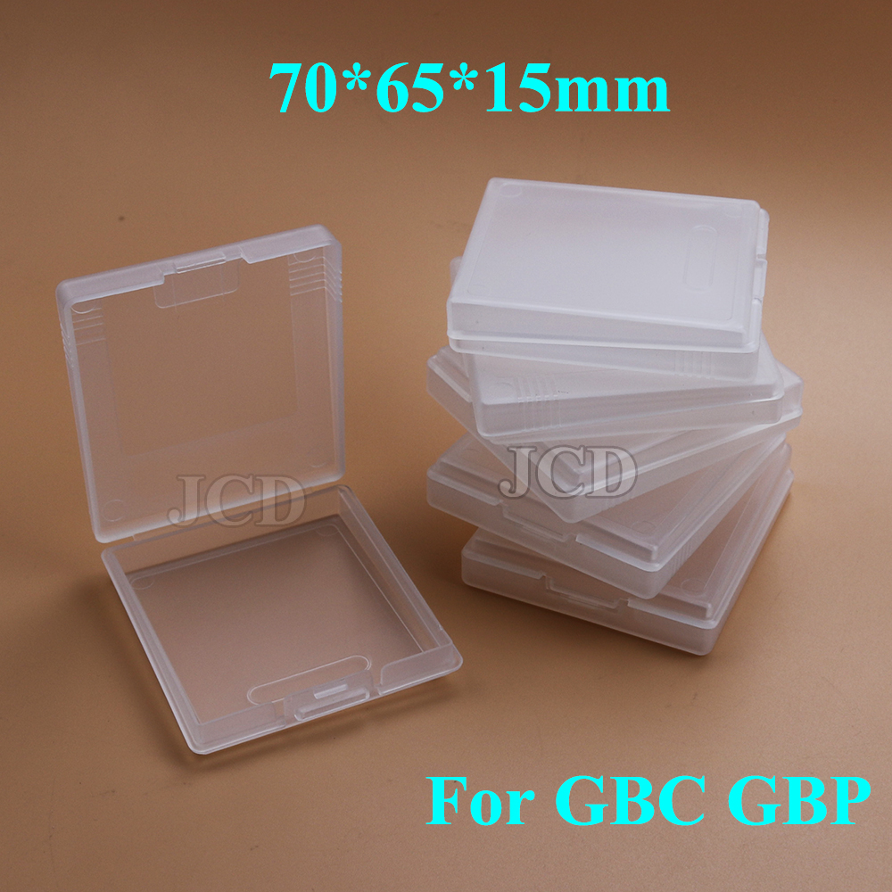 5Pcs Clear Game Cartridge Case For Gameboy Advance GBA GBC GBP Plastic Dustproof Box Cover For Nintend Gameboy Color Pocket