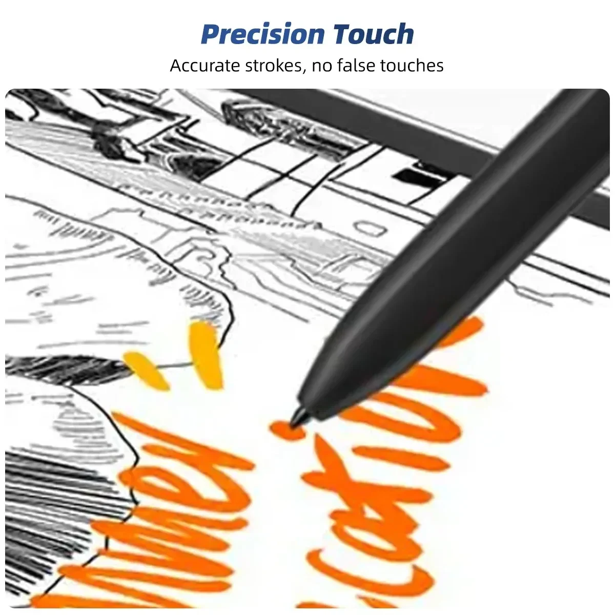 ปากกาแท็บเล็ต Stylus Touch ดินสอ S ปากกาสําหรับ Samsung Galaxy แท็บเล็ต Tab S8 S9 S9FE S7 FE S6 Lite S7 + S8 + Touch ปากกาไม่มีบลูทูธ