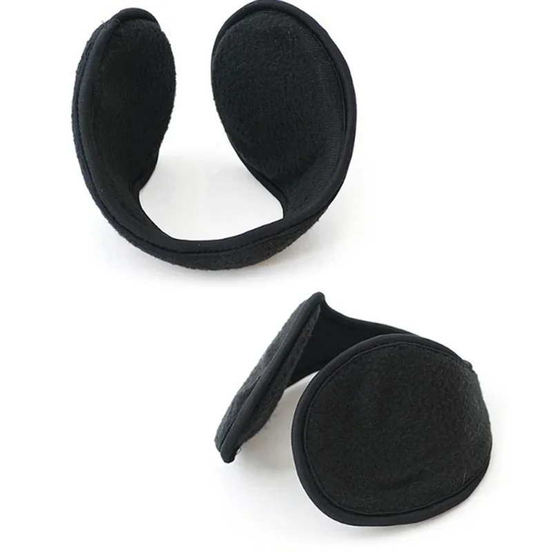 ผู้ชายผู้หญิงWindproof EarmuffsหูWarm Protector Thicken Plushฤดูหนาวขนแกะขี่จักรยานกลางแจ้งด้านหลังHead Bandนุ่มหูMuffs