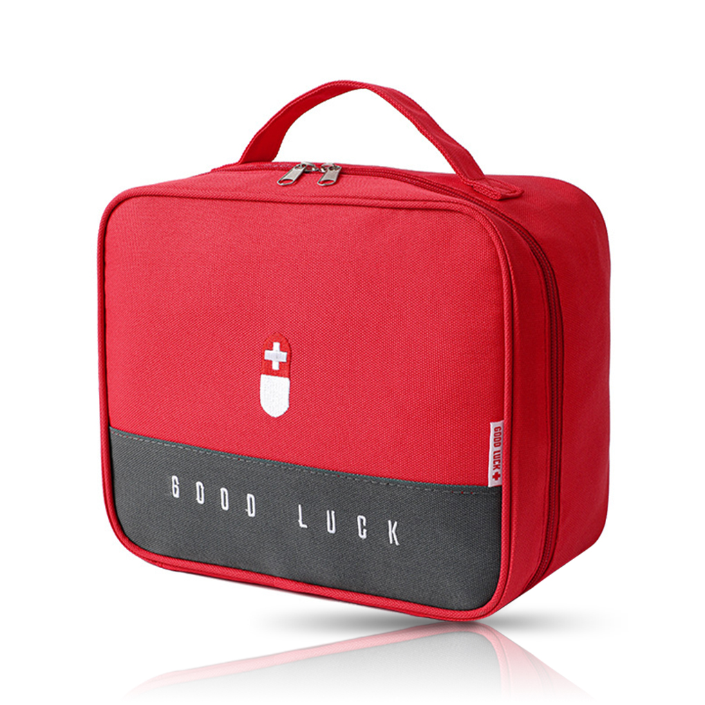 Portable First Aid Kit Empty Medicine Storage Bag Home Travel Waterproof Large Capacity Classification Package Organizer Supplie