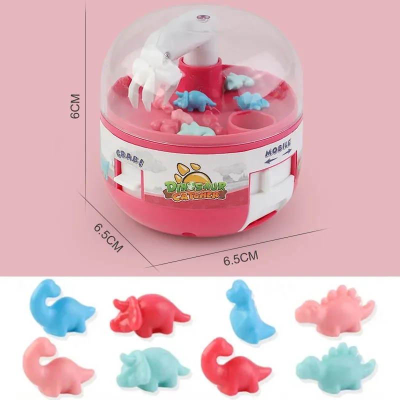 รูปไดโนเสาร์ Grabber ของเล่นแคปซูล Mini จับปลา Claw เครื่องป้องกันความเครียด Fidget ของขวัญรางวัลของเล่นสนุกสําหรับเด็กผู้ใหญ่ Tiny Stuff