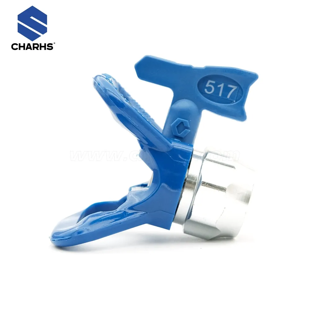Airless Tip With 7/8" Guard 1-4 Series517 Nozzle Sprayer Airbrush For High Pressure Tip For Titan Wagner Airless Paint Spray Gun