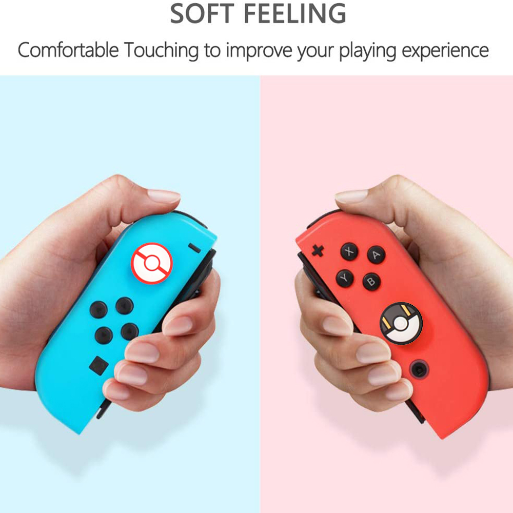 Silicone Analog Thumb Stick Grips, Caps para Switch, NS, Oled, Lite, Console, Cap Skin, Joy Con, Controladores de jogos, 8pcs