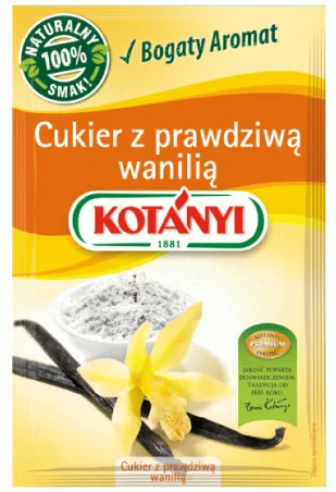 Sucre à la vraie vanille bourbon, 10G-Kotanyi