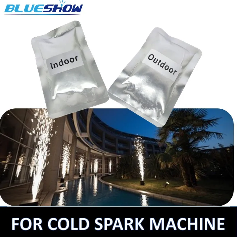 10 Bags/Lot Ti Powder 100g Cold Spark Machine Stage Spark Effects Fountain Sparkular Ti Consumables Dj Bar Wedding Party Disco
