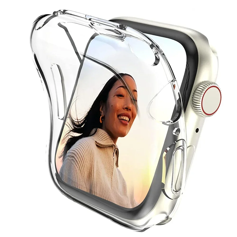 Screen Protector for Apple Watch 46mm 49mm 41mm 44MM 40MM 38 42mm TPU Bumper Cover Accessories iWatch Series Ultra 10 9 8 7 SE 6