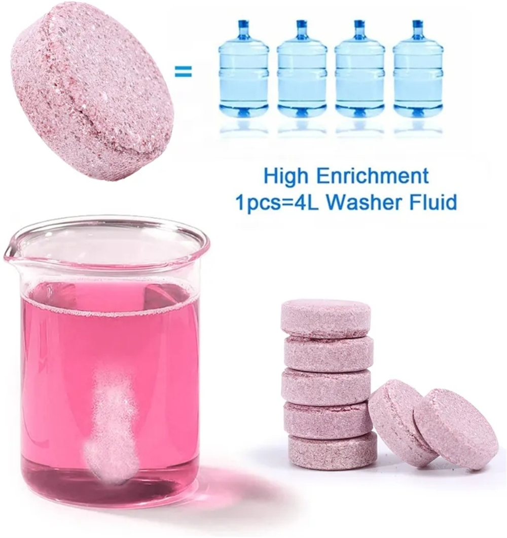 Auto Windschutzscheibe Glas Konzentrierte Waschmaschine Tabletten Auto Brause Waschflüssigkeit Wischer Glas Solide Reinigung Tabletten für Auto Fenster