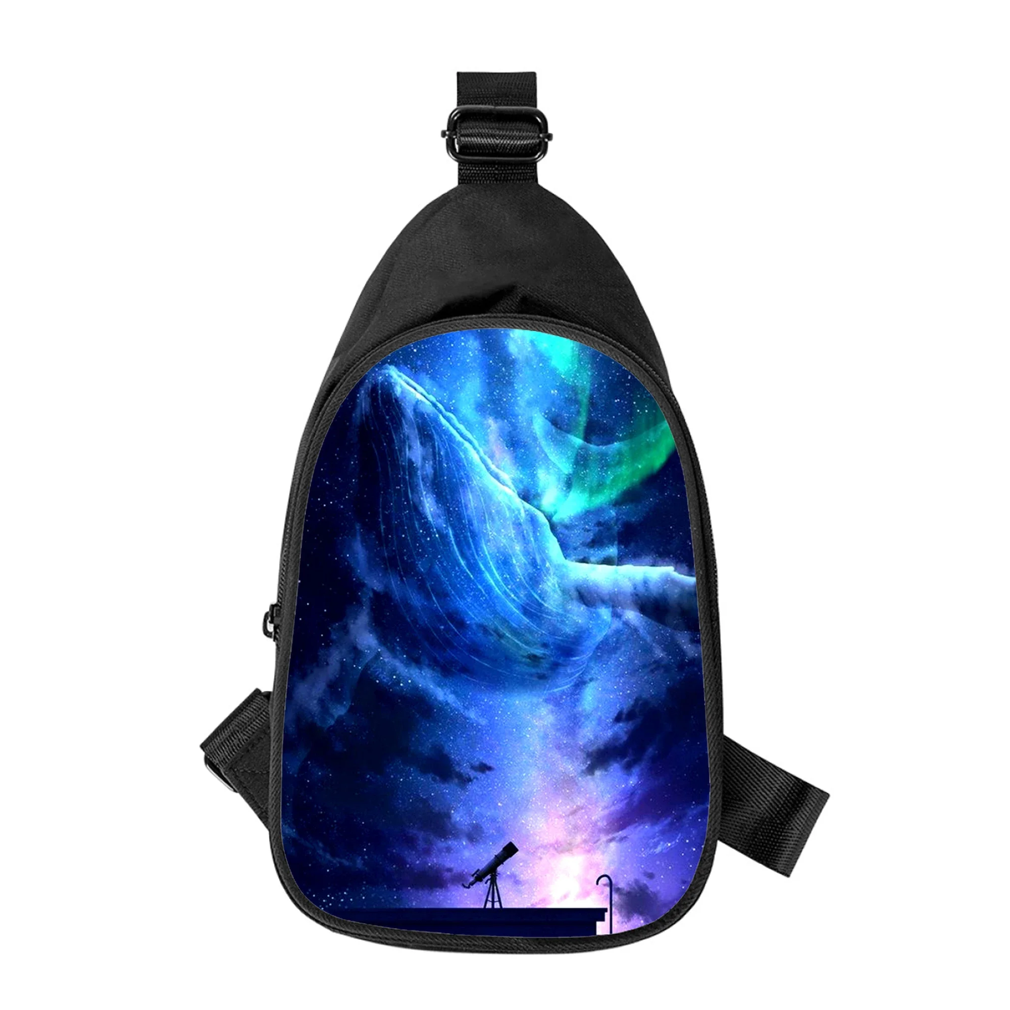 Kunst Anime Landschaft Illustration neue Männer Kreuz Brusttasche diagonal Frauen Umhängetasche Ehemann Schule Taille Pack männliche Brust Pack