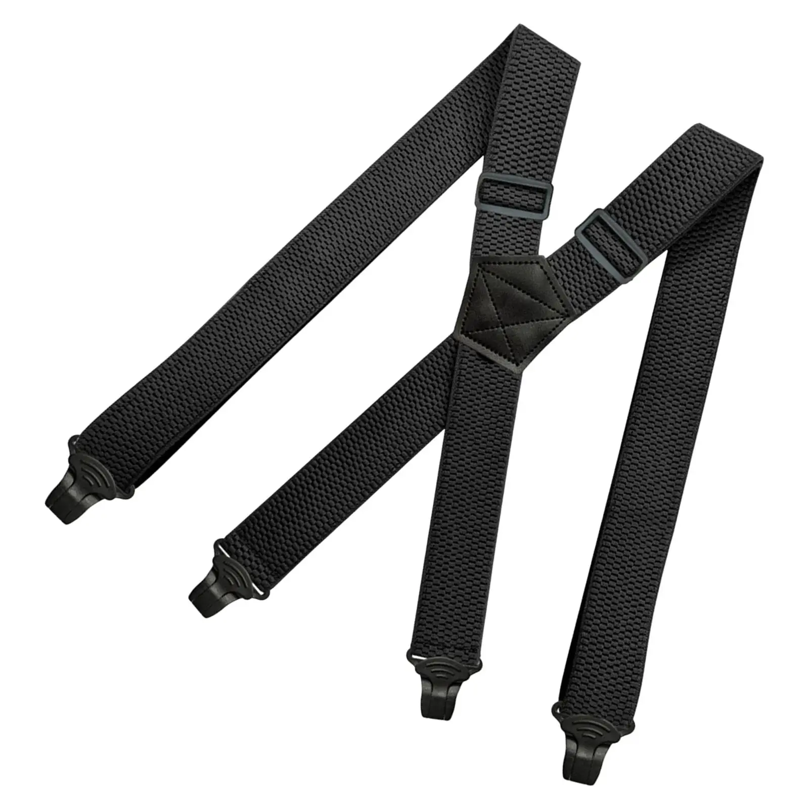 Tirantes elásticos informales para hombres y mujeres, correas elásticas para adultos, tipo x, resistente, 4 Clips