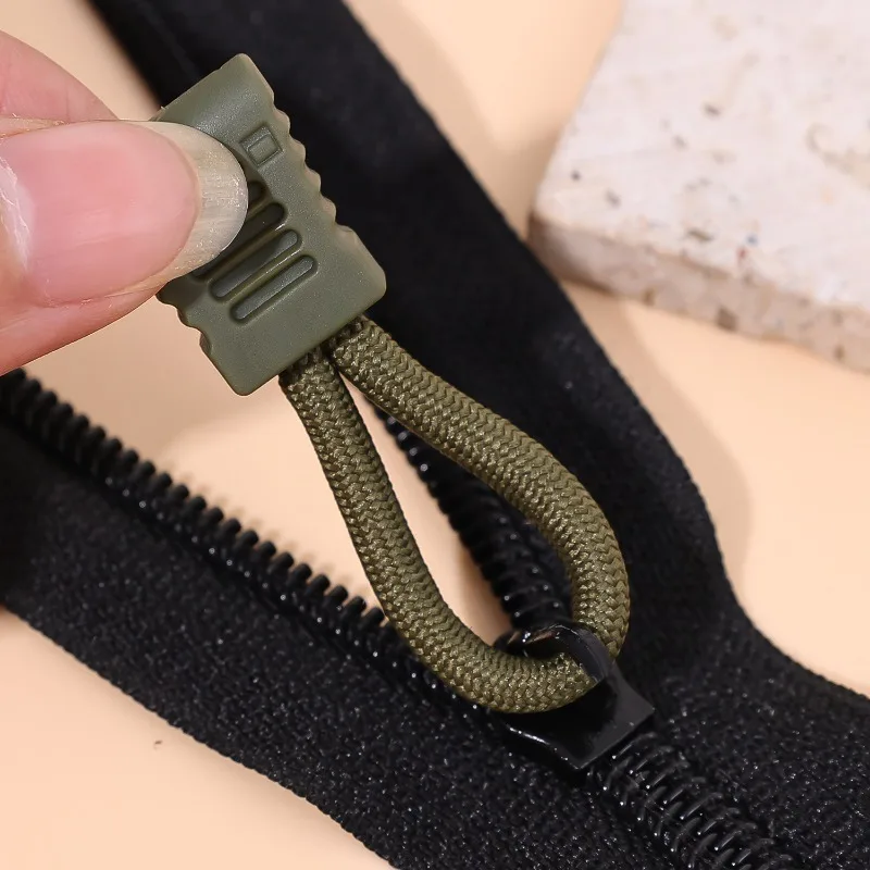 5/20pcs เปลี่ยนคลิปซิปดึง PULLER End Fit เชือกผู้ให้บริการซิปสายไฟ TAB BUCKLE กระเป๋าเดินทางกระเป๋าเดินทางกระเป๋าเป้สะพายหลังเครื่องมือกลางแจ้ง