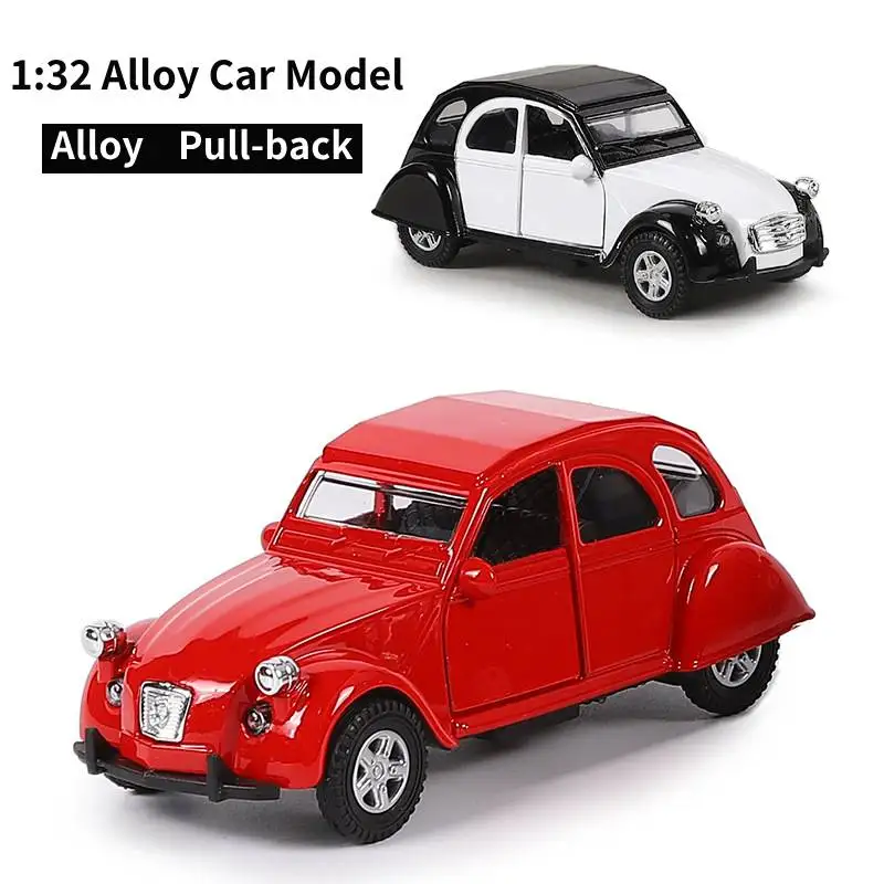 1/32 スケール合金クラシックカーモデルプルバックダイキャスト子供のおもちゃシミュレーション車両モデルの装飾男の子のおもちゃコレクションギフト