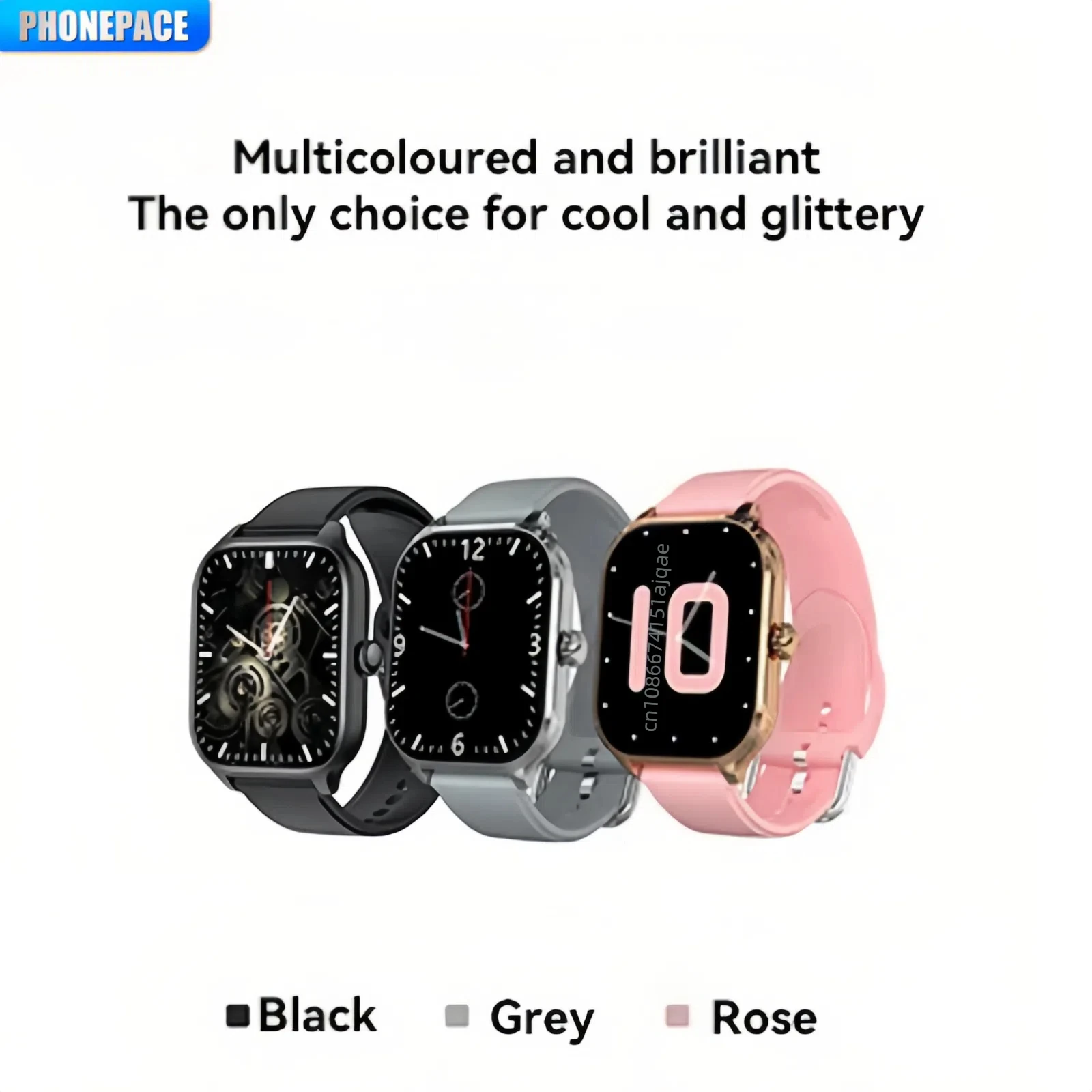 PHONEPACE H9 Inteligentny Zegarek Połączenia Bluetooth Zdjęcia z Odległości Monitorowanie Snu Wiele Trybów Sportowych Pomiar Tętna Krwi