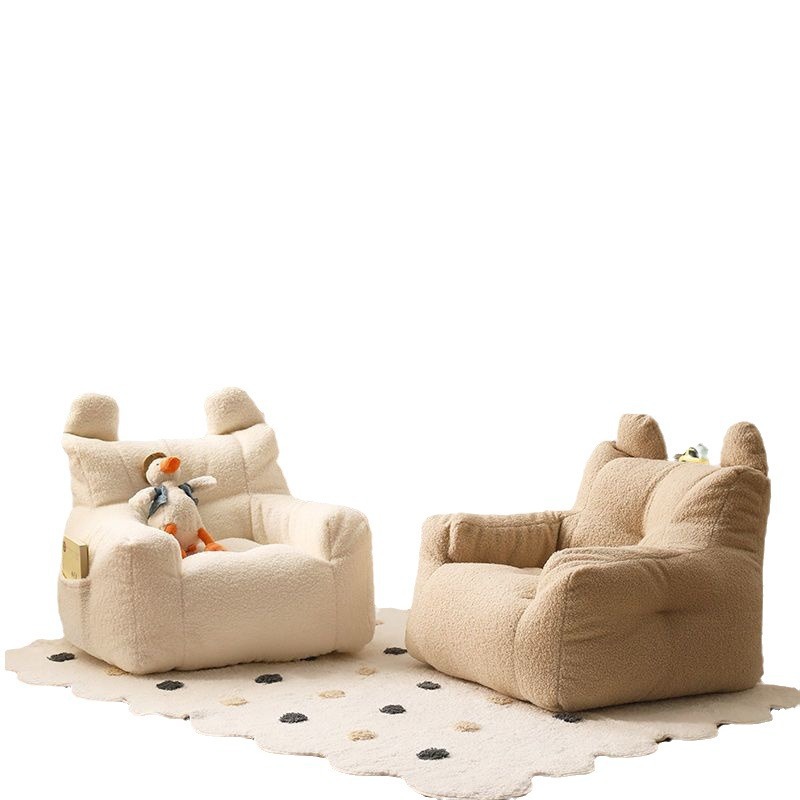 Kinderflanell kleines Sofa Leseecke Kinderbereich Anordnung Mini Junge Mädchen faul kleines Sofa Babysofa