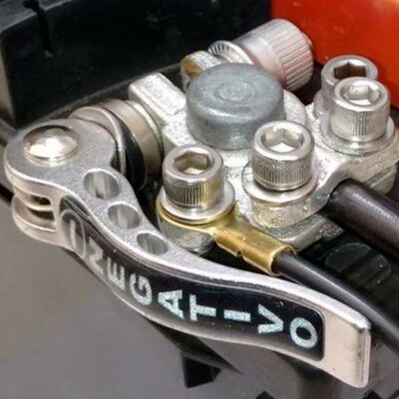 1 ペア車のバッテリー端子クイック切断自動ケーブルコネクタワイヤーケーブルシャットオフコネクタ車の自動車アクセサリー