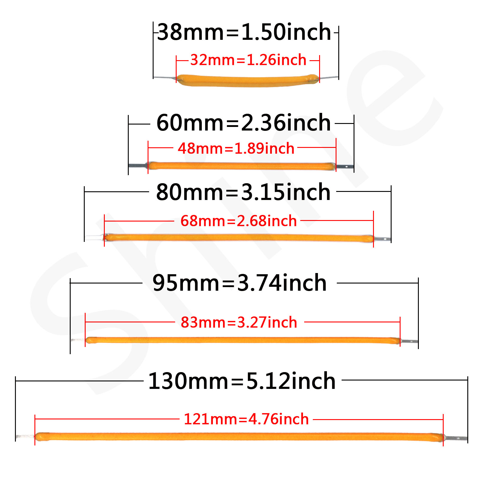 LED Filament ยืดหยุ่น DC3V 38 มม.60 มม.95 มม.80 มม.130 มม.145 มม.185 มม.260 มม.300 มม.หลอดไฟ Edison อะไหล่ COB LED ไดโอดตกแต่ง DIY