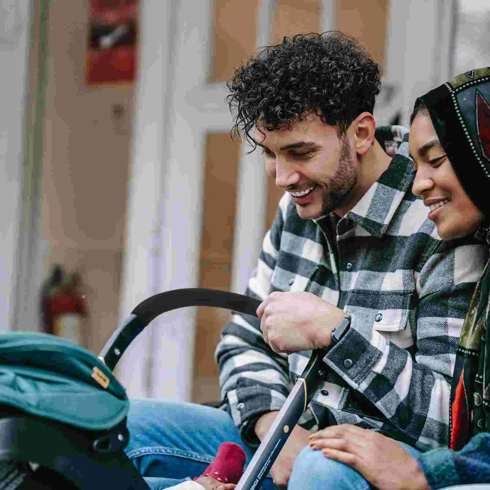 ป้องกันเด็กรถเข็นเด็กบาร์ Grip Bar Handle Warmer Bar Pram โฟมพนักพิงครอบคลุม Universal ป้องกันรถเข็นเด็กบาร์