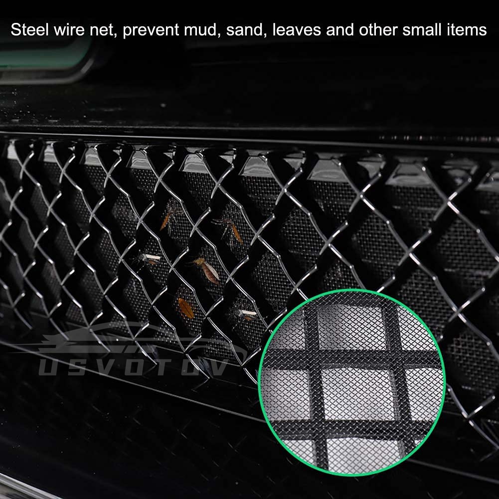 車の下部バンパー防虫ネット、防塵エアベント、グリルカバー、フロントインレット、テスラモデルy 3、ハイランド、2022