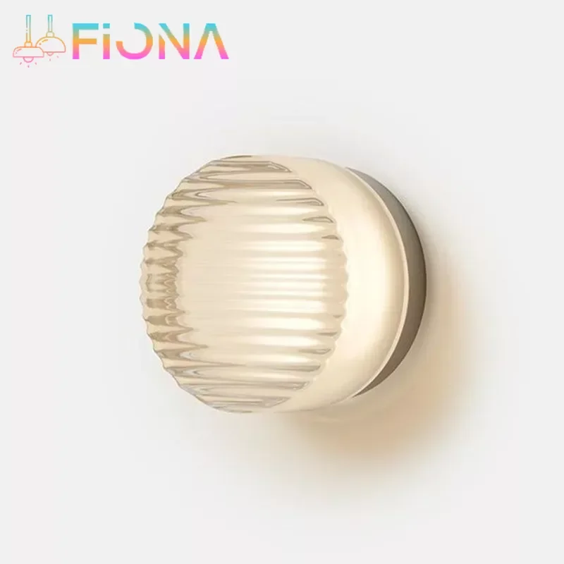 Moderna lâmpada de parede redonda led acrílico luz arandela sala estar aisel corredor quarto banheiro decoração casa iluminação interior
