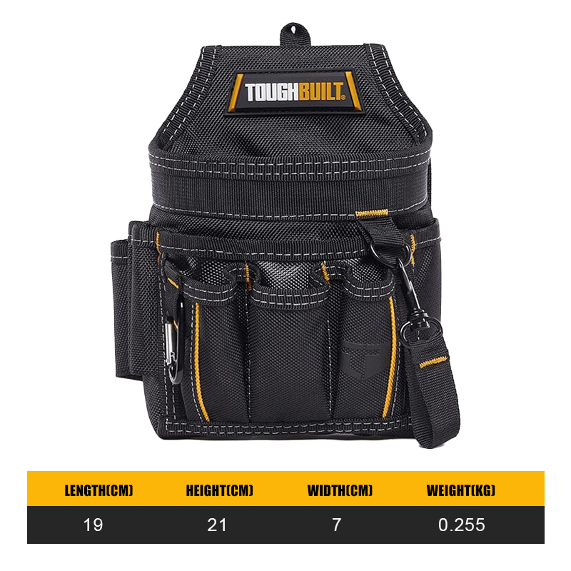 TOUGHBUILT TB-229 Universal Electrician's Kit Tool Belt Pouches Wear-resistant Tool Pouches Tool Accessories